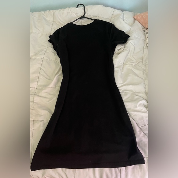 Calvin Klein womens Short Sleeve Logo T-shirt Dress - Picture 2 of 3